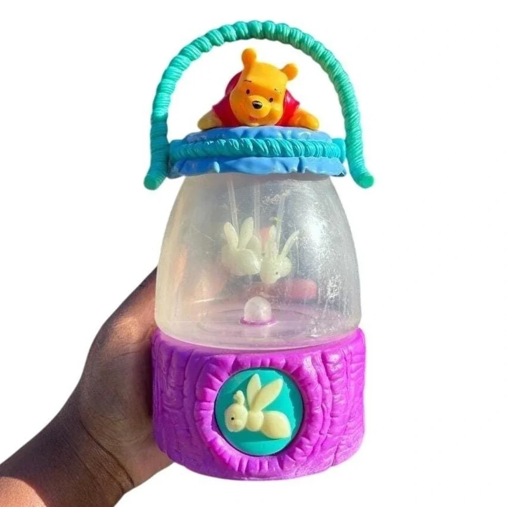 Mattel Winnie the Pooh Firefly Lantern Toy Disneyana Vintage 90s animated tested